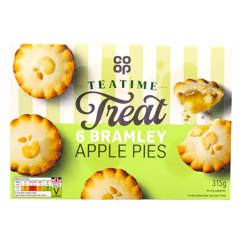 Co-Op Bramley Apple Pies 6-pack