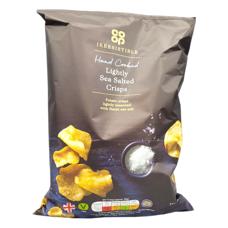 Co-Op Irresistible Lightly Salted Crisps, 150g