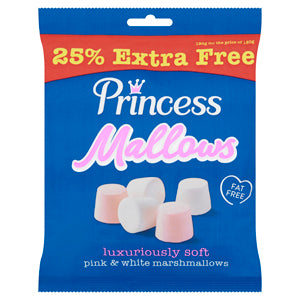 Princess Mallows 150g plus 25% free