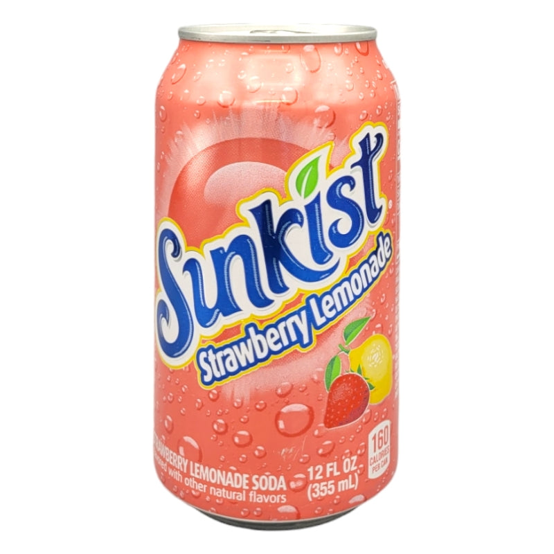 Sunkist Strawberry Lemonade, 355ml