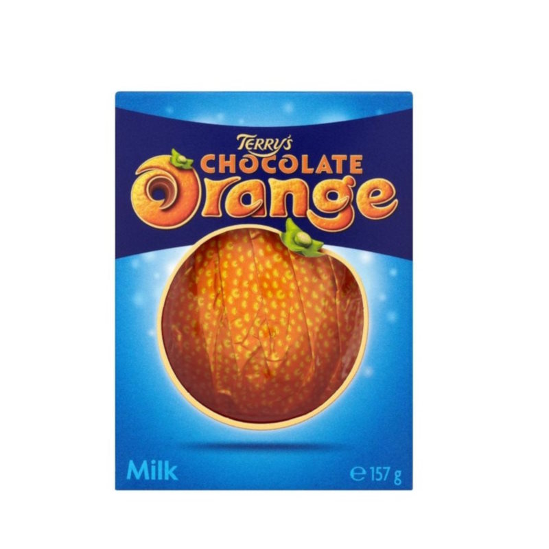 Terrys milk chocolate orange, front