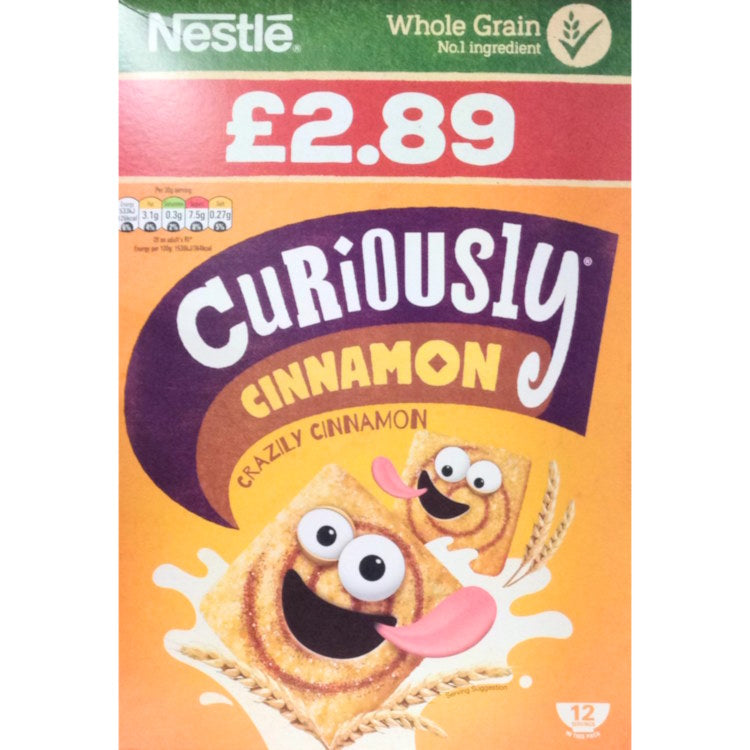 Curiously cinnamon cereal 375g