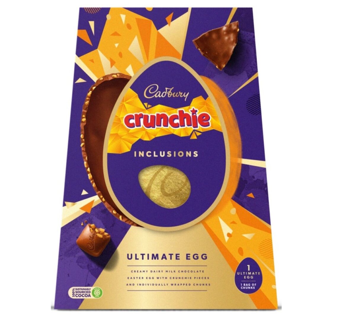 Cadbury Crunchie Inclusions Ultimate Egg 396g