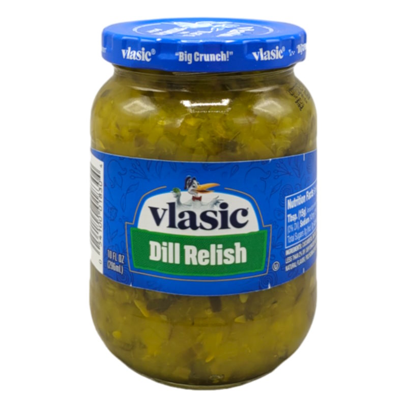 Vlasic Dill Relish,front shot of the jar