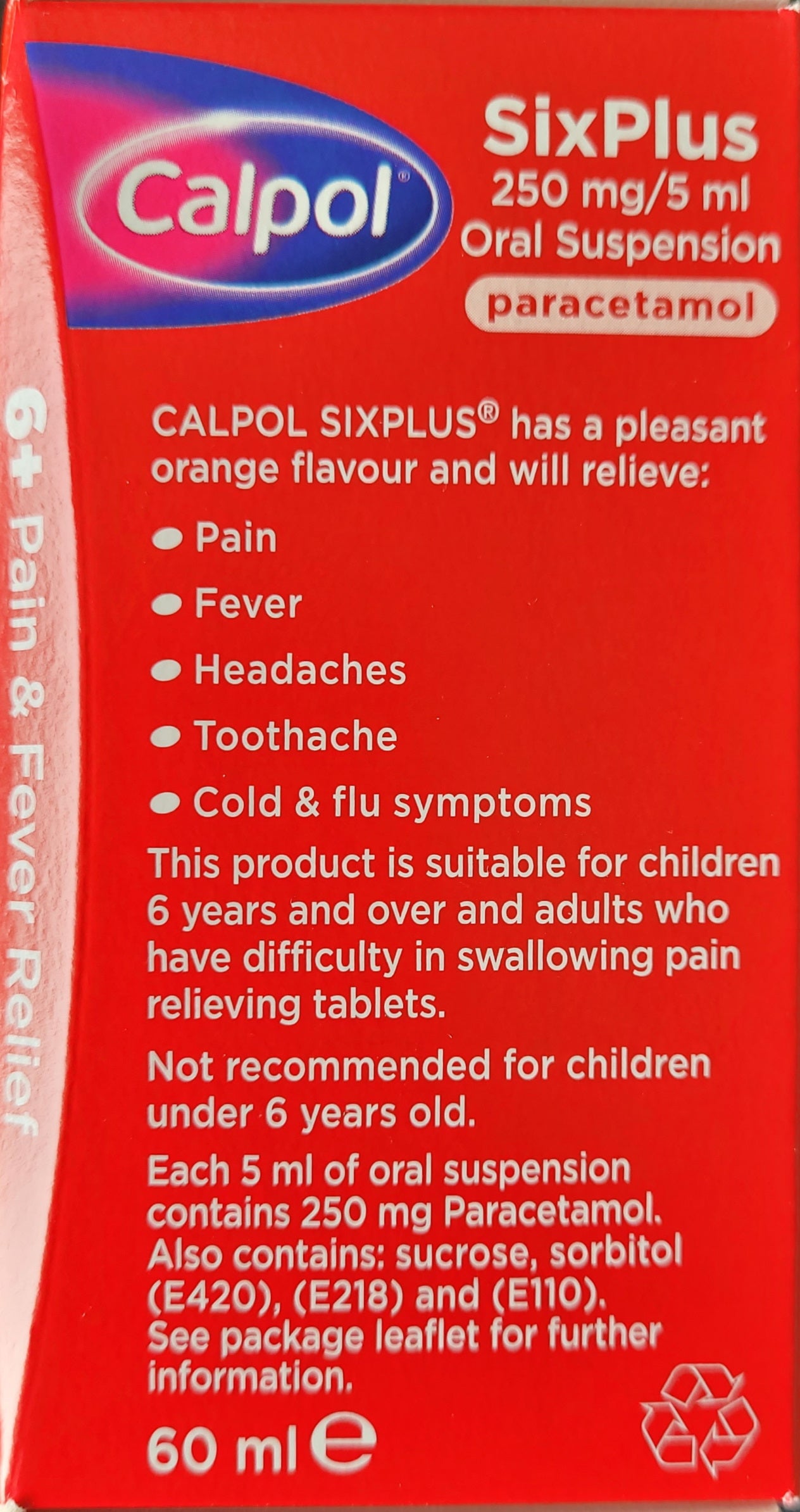 Calpol Six Plus 60ml