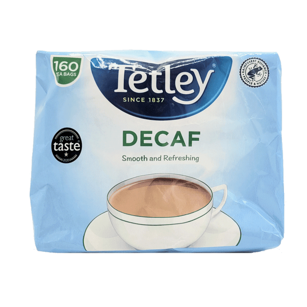 Tetley Decaffeinated Tea Bags 160 per pack